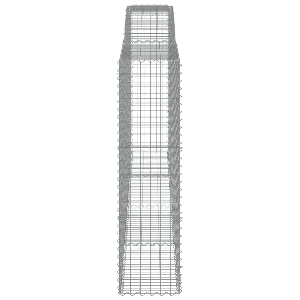 Lučne gabionske košare 8 kom 400x50x180/200cm pocinčano željezo