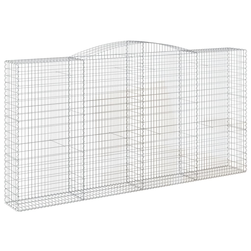 Lučne gabionske košare 5 kom 400x50x200/220cm pocinčano željezo