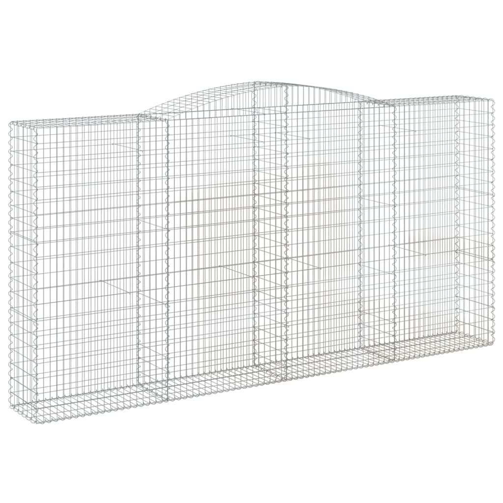 Lučne gabionske košare 6 kom 400x50x200/220cm pocinčano željezo