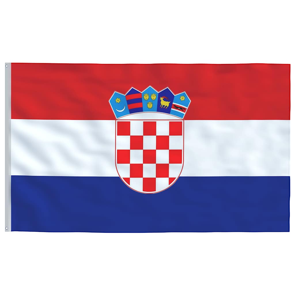 Hrvatska zastava i jarbol 5,5 m aluminijski