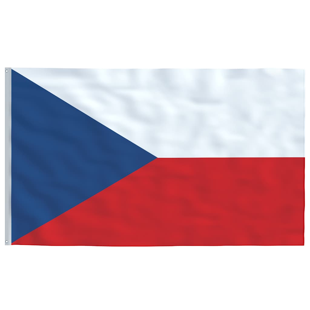 Češka zastava i jarbol 5,5 m aluminijska
