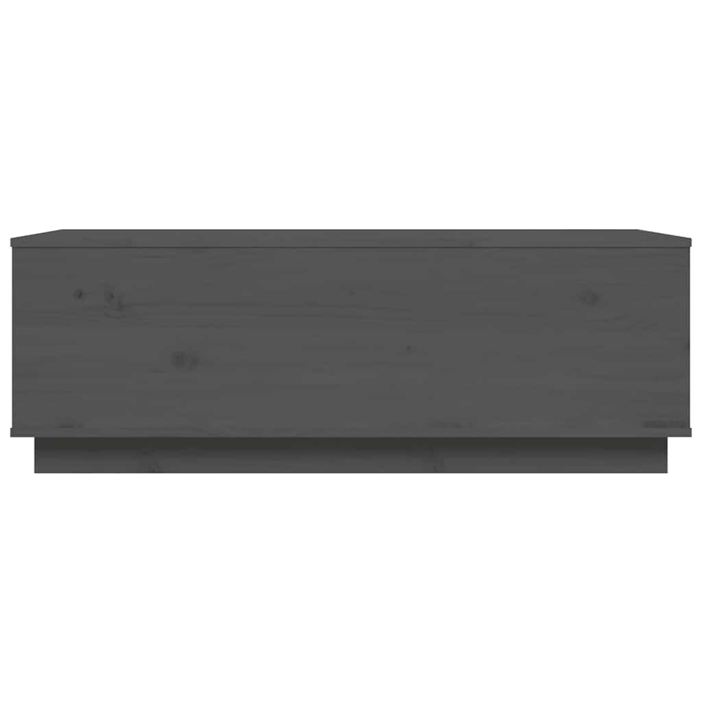Stolić za kavu sivi 100 x 50 x 35 cm od masivne borovine
