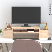 Stalak za monitor 70 x 27,5 x 15 cm od masivne borovine