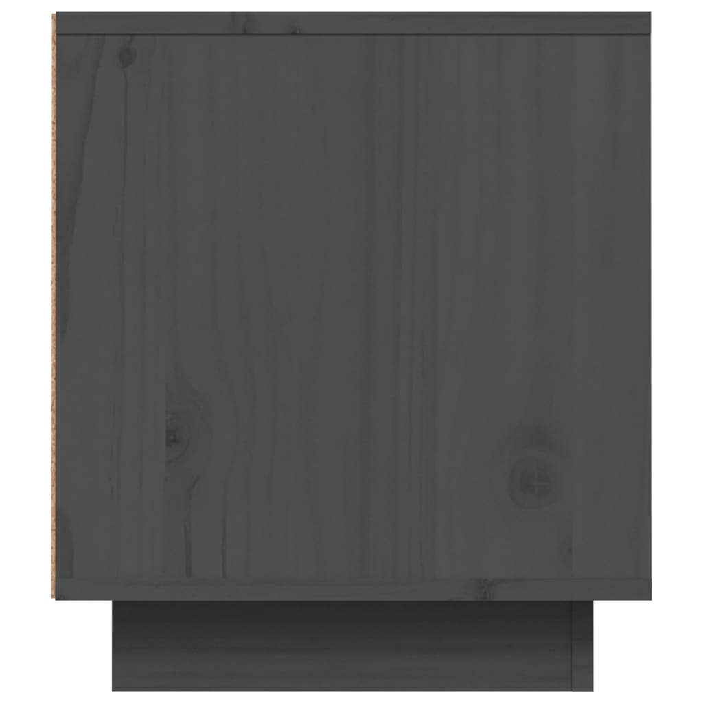 TV ormarić sivi 80 x 35 x 40,5 cm od masivne borovine