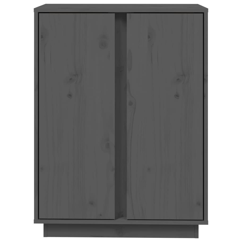 Komoda siva 60 x 35 x 80 cm od masivne borovine