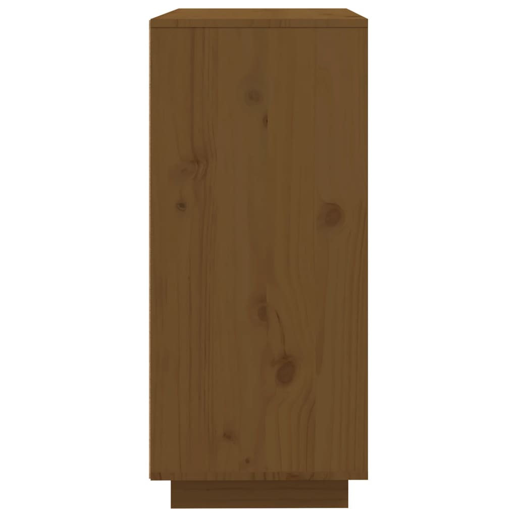 Komoda smeđa boja meda 60 x 35 x 80 cm od masivne borovine