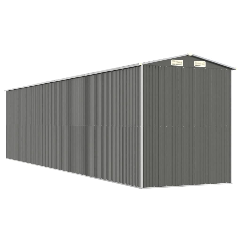 Vrtno spremište svjetlosivo 192x855x223 cm pocinčani čelik