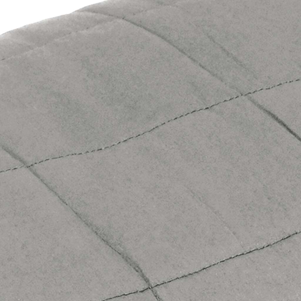 Teška deka siva 200x200 cm 9 kg od tkanine