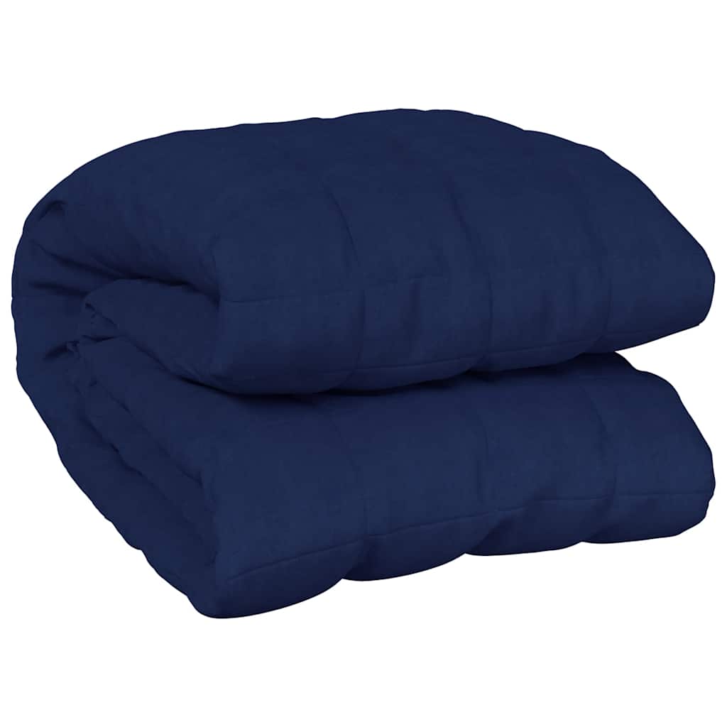 Teška deka plava 138x200 cm 6 kg od tkanine