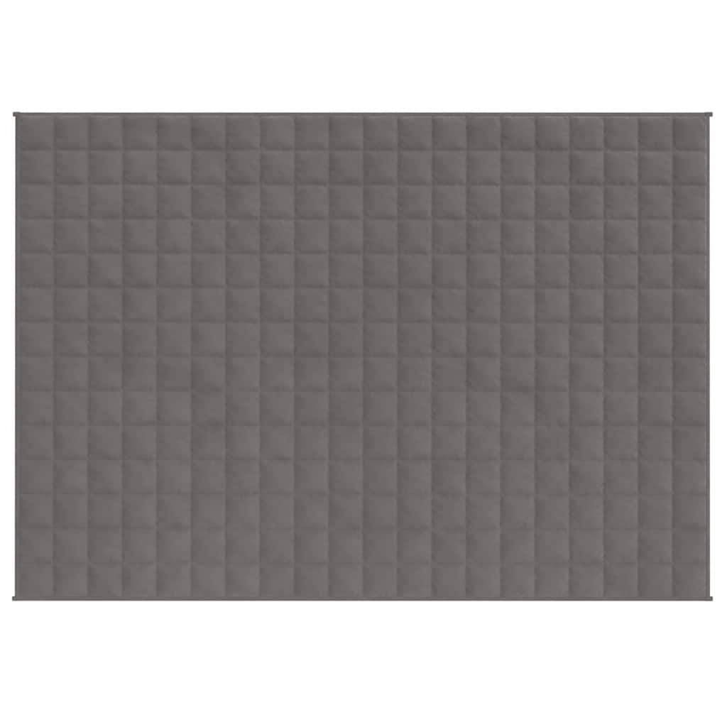 Teška deka siva 150x200 cm 11 kg od tkanine
