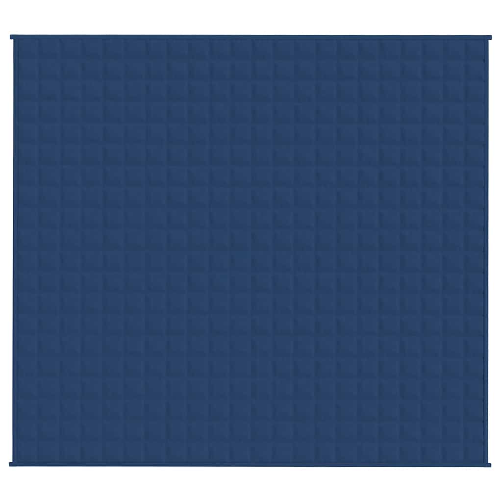 Teška deka plava 200x225 cm 9 kg od tkanine