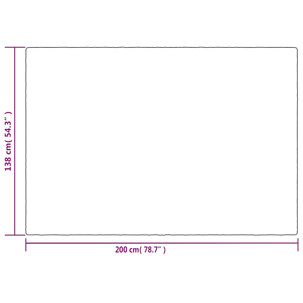 Teška deka s navlakom siva 138 x 200 cm 6 kg od tkanine