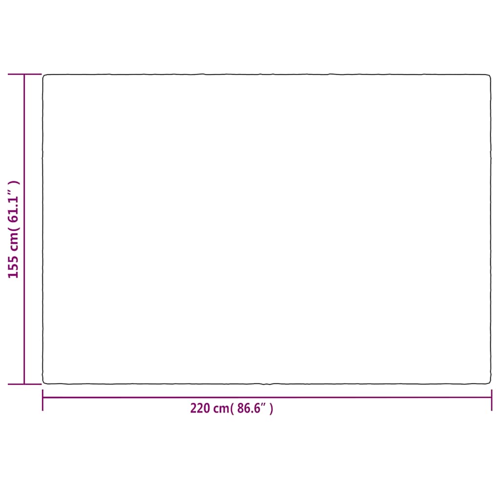 Teška deka s navlakom siva 155 x 220 cm 11 kg od tkanine