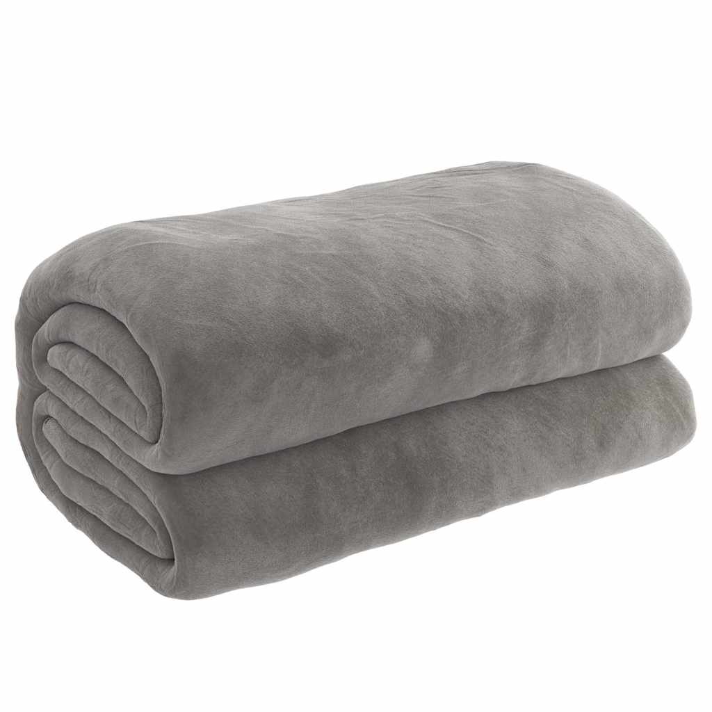 Teška deka s navlakom siva 200 x 225 cm 9 kg od tkanine