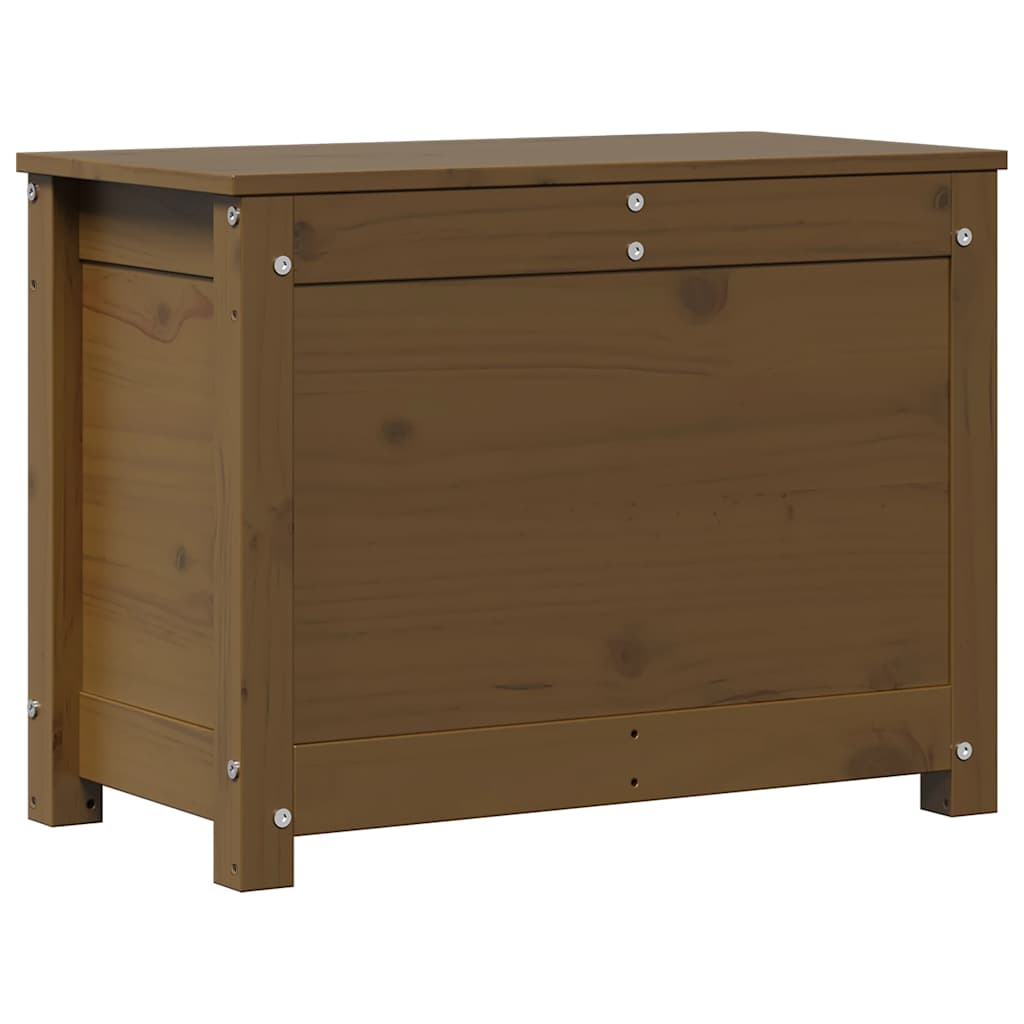 Kutija za pohranu boja meda 60x32x45,5 cm od masivne borovine