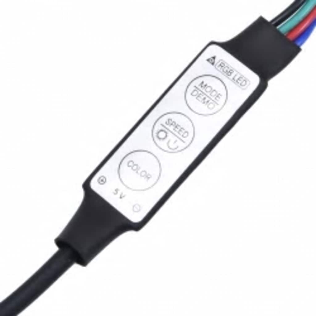 TV ormarić s LED svjetlima boja hrasta sonome 260x36,5x40 cm