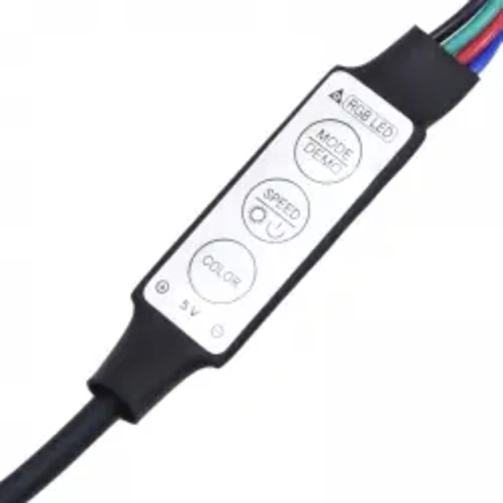 TV ormarić s LED svjetlima boja hrasta sonome 215x36,5x40 cm