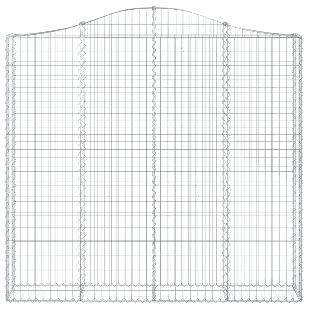 Gabionska košara s lukom 200x30x180/200 cm pocinčano željezo