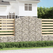 Gabionska košara s lukom 200x30x200/220 cm pocinčano željezo