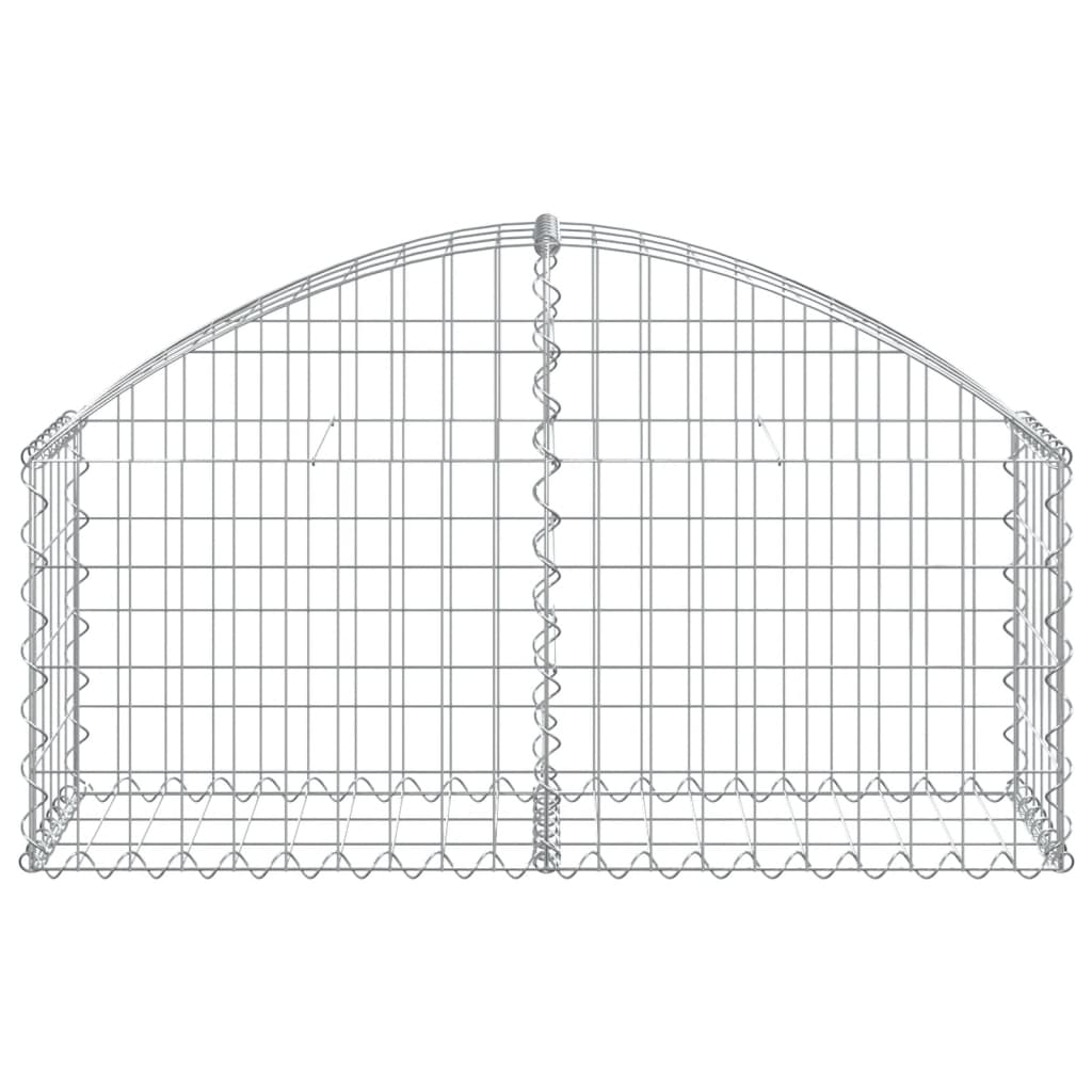 Gabionska košara s lukom 100x30x40/60 cm pocinčano željezo