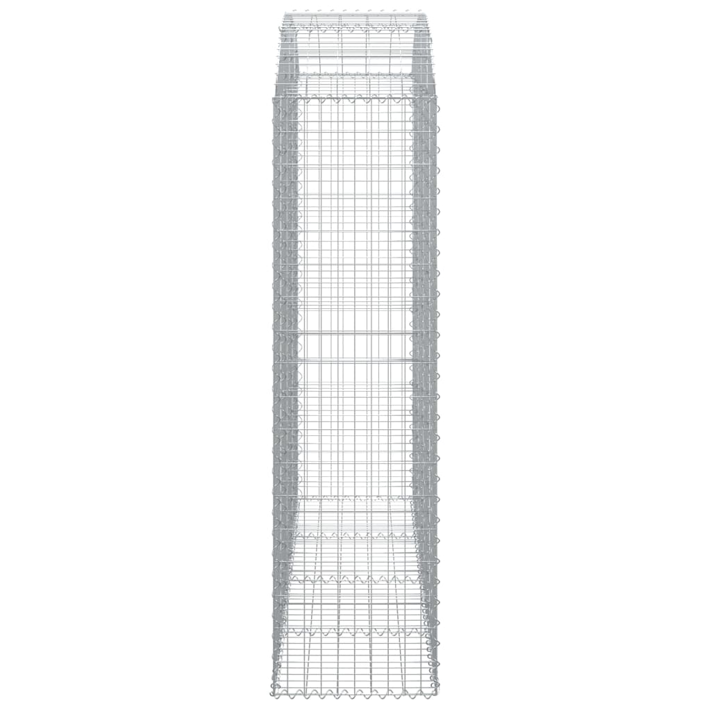 Gabionska košara s lukom200x50x180/200 cm pocinčano željezo