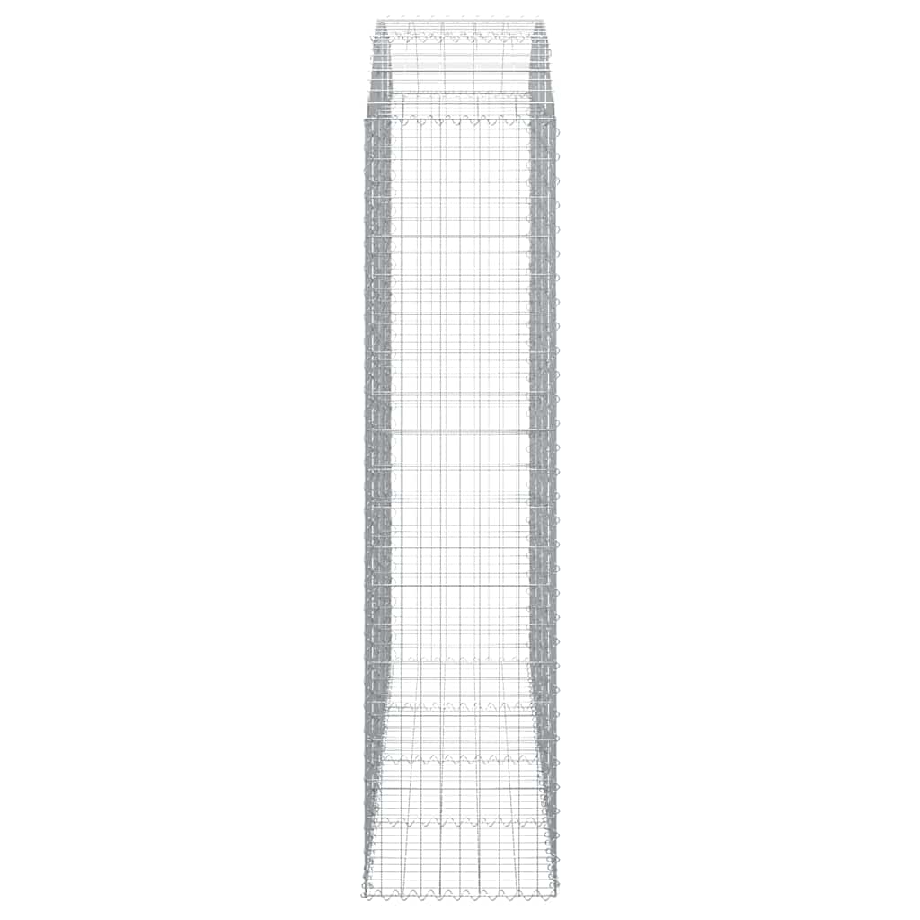 Gabionska košara s lukom 200x50x200/220 cm pocinčano željezo
