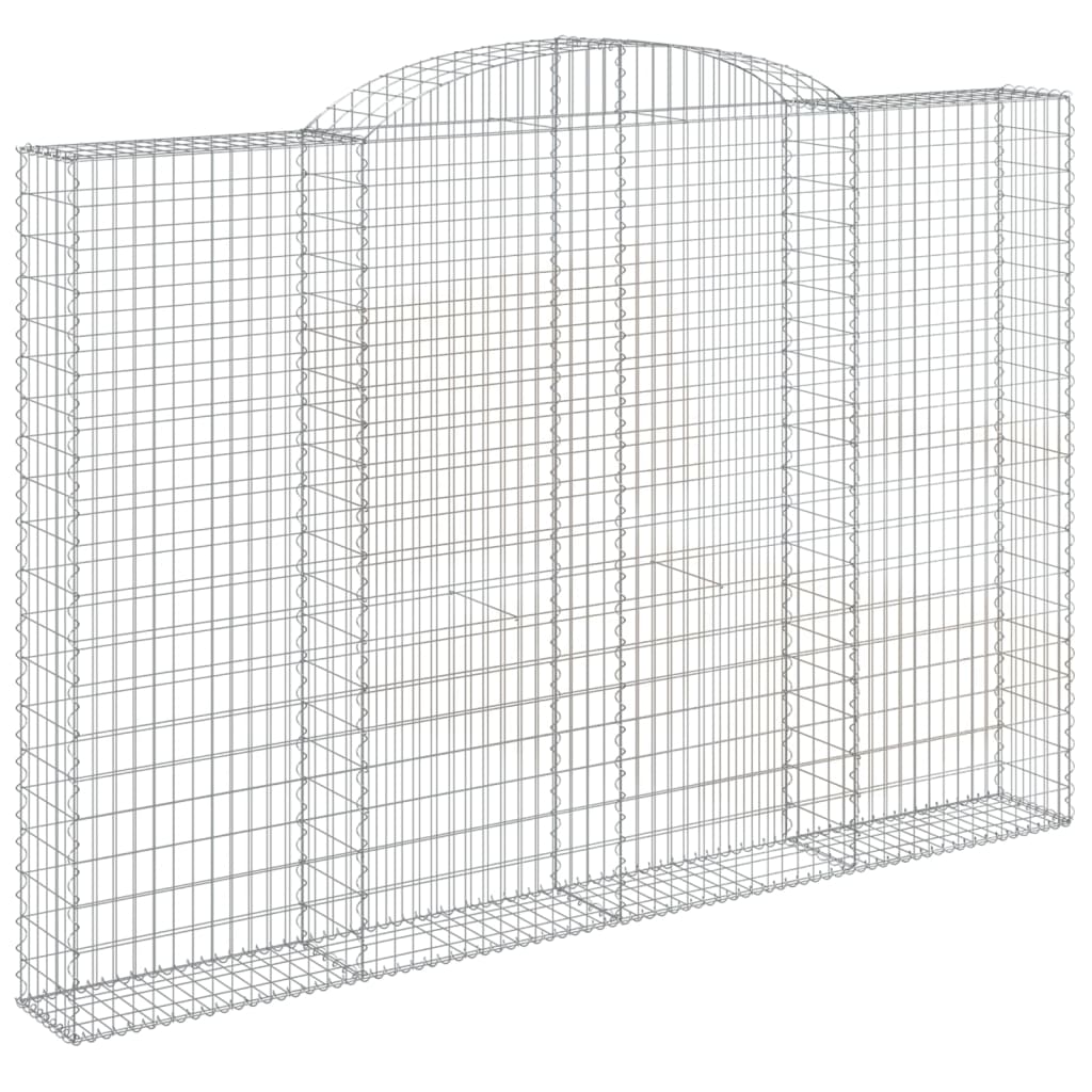 Gabionska košara s lukom 300x30x200/220 cm pocinčano željezo