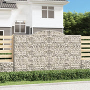 Gabionska košara s lukom 300x50x180/200 cm pocinčano željezo
