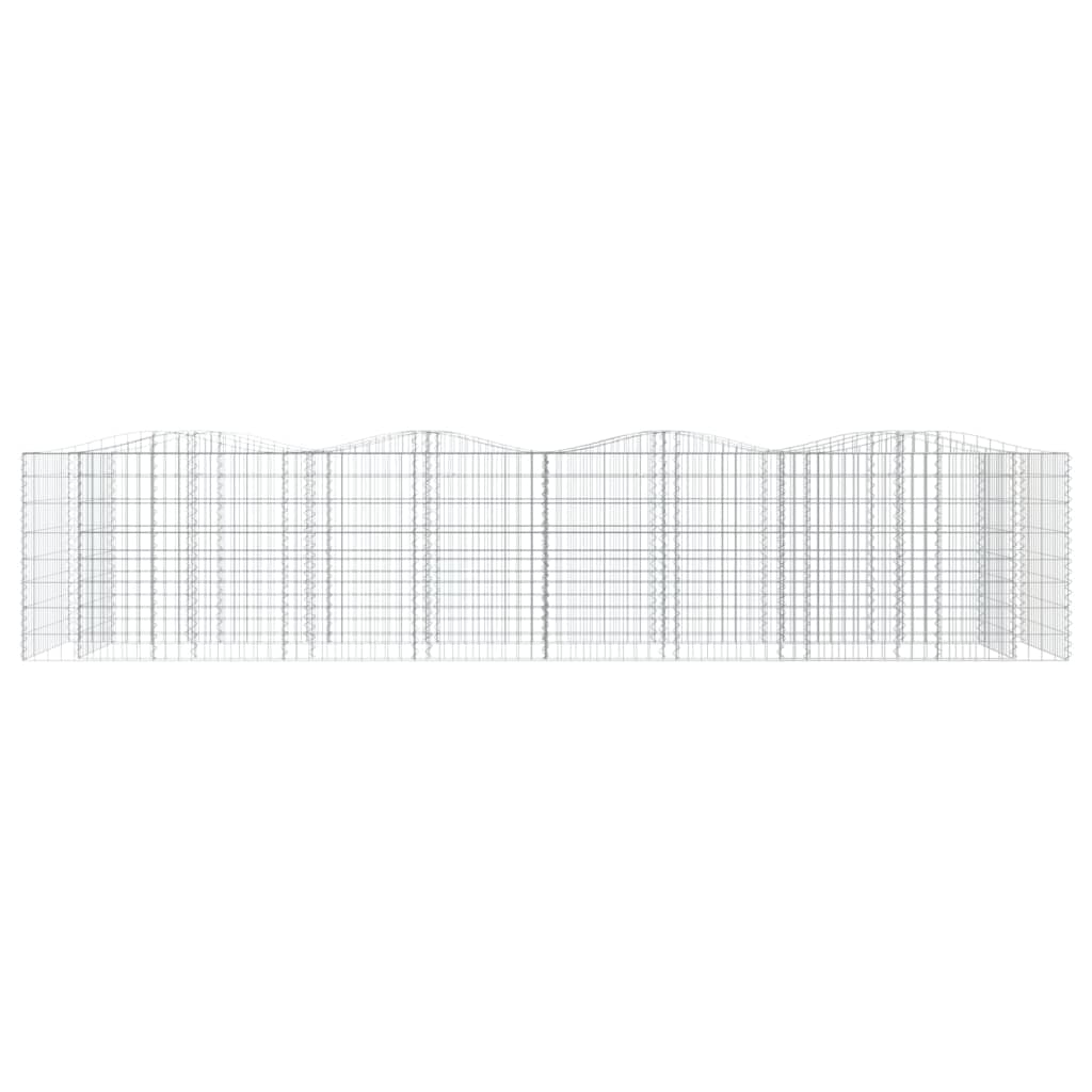 Lučna gabionska povišena gredica 400x100x100 pocinčano željezo