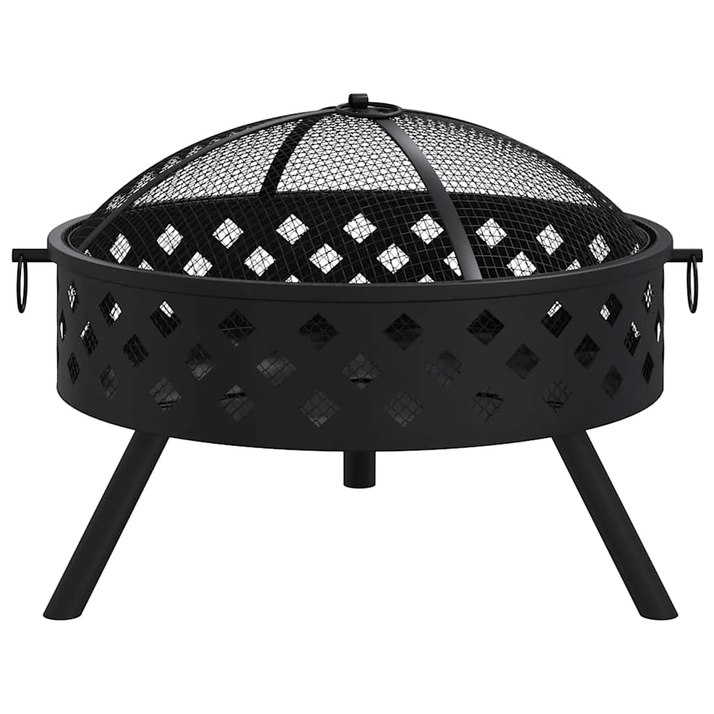 Posuda za vatru sa žaračem 58 cm XXL čelična
