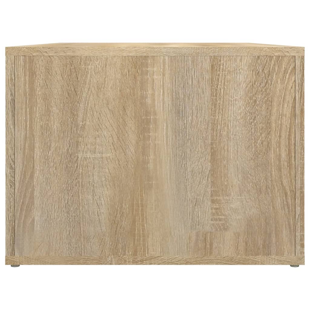 Stolić za kavu boja hrasta 80x50x36 cm konstruirano drvo