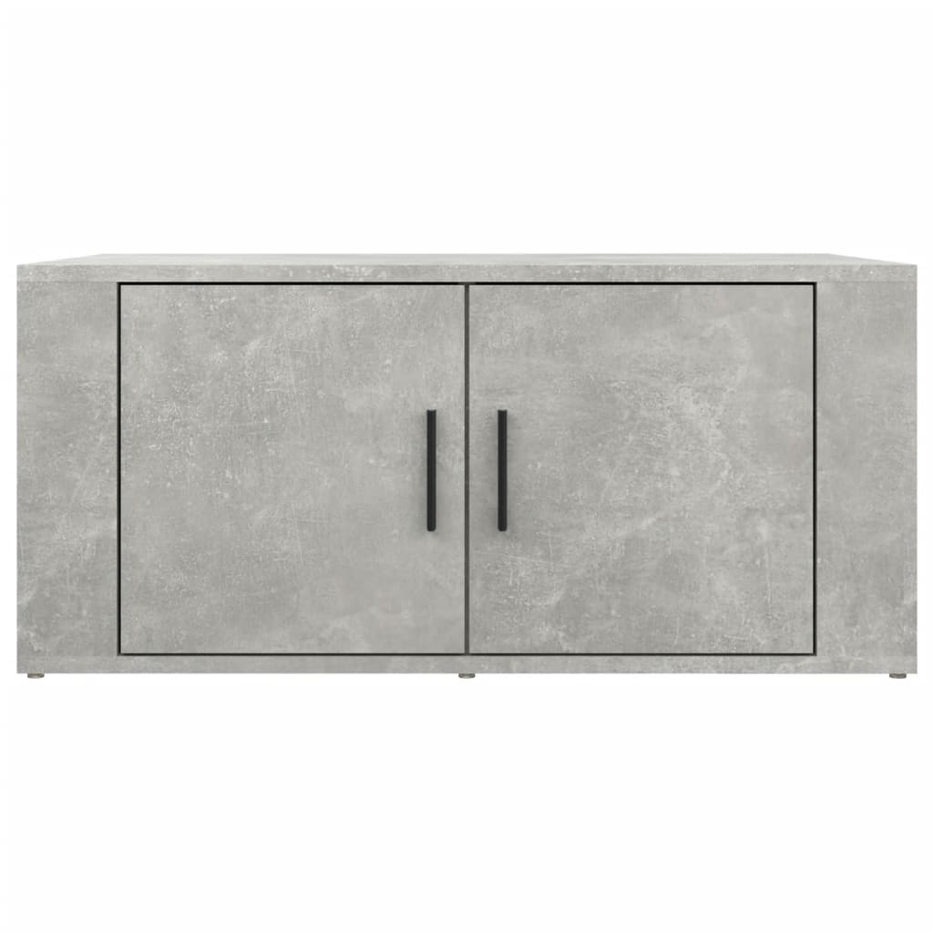 Stolić za kavu boja betona 80x50x36 cm konstruirano drvo