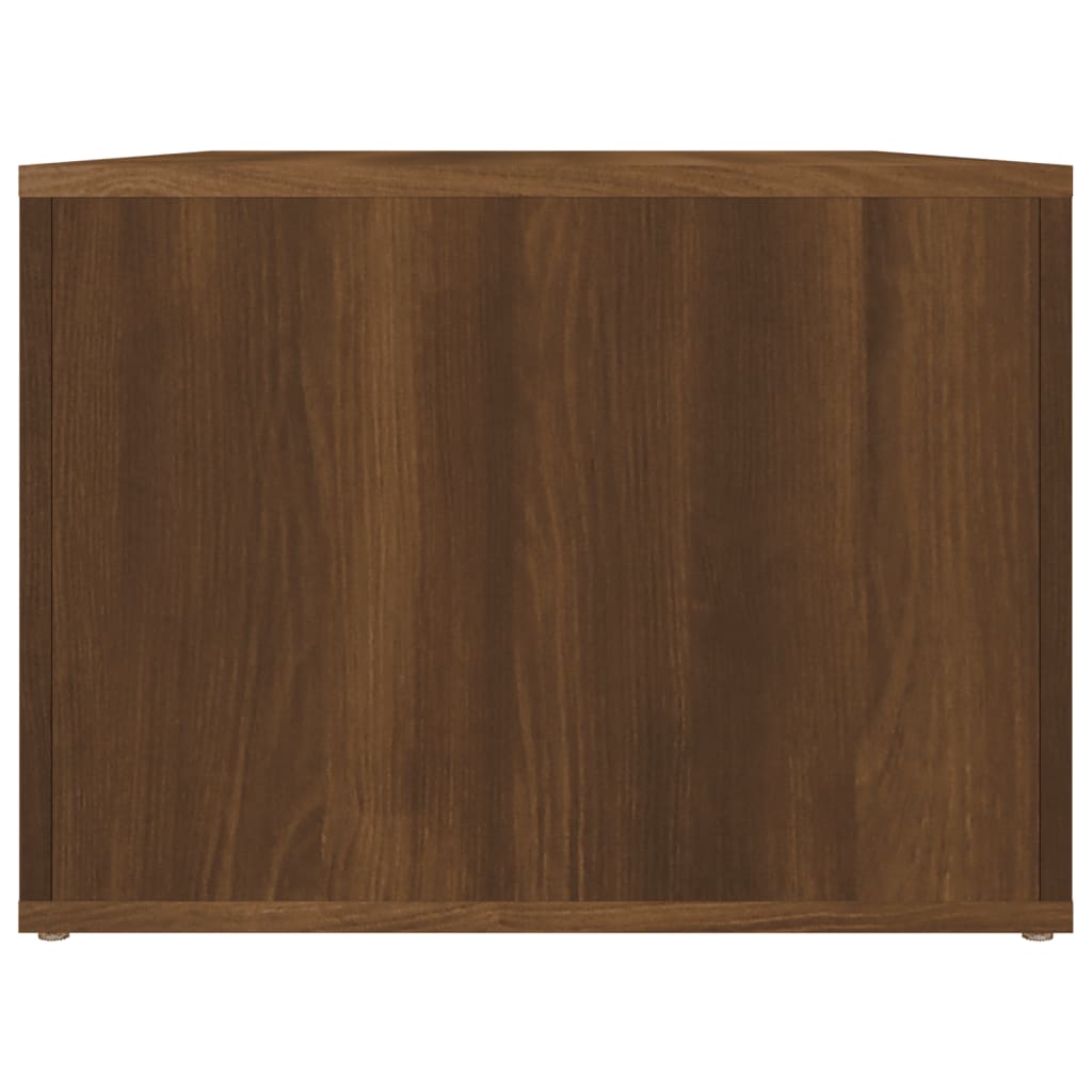 Stolić za kavu Smeđa hrasta 80x50x36 cm konstruirano drvo