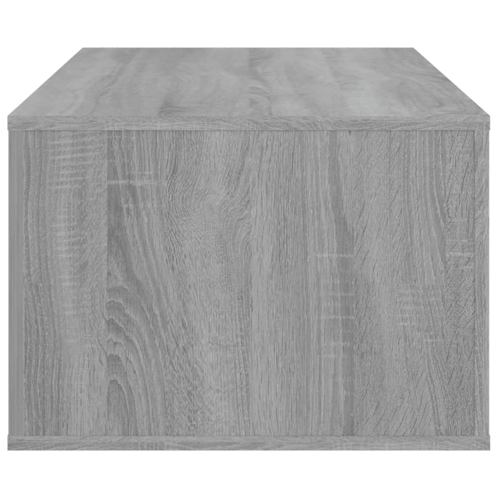 Stolić za kavu sivog hrasta 100x50,5x35 cm konstruirano drvo