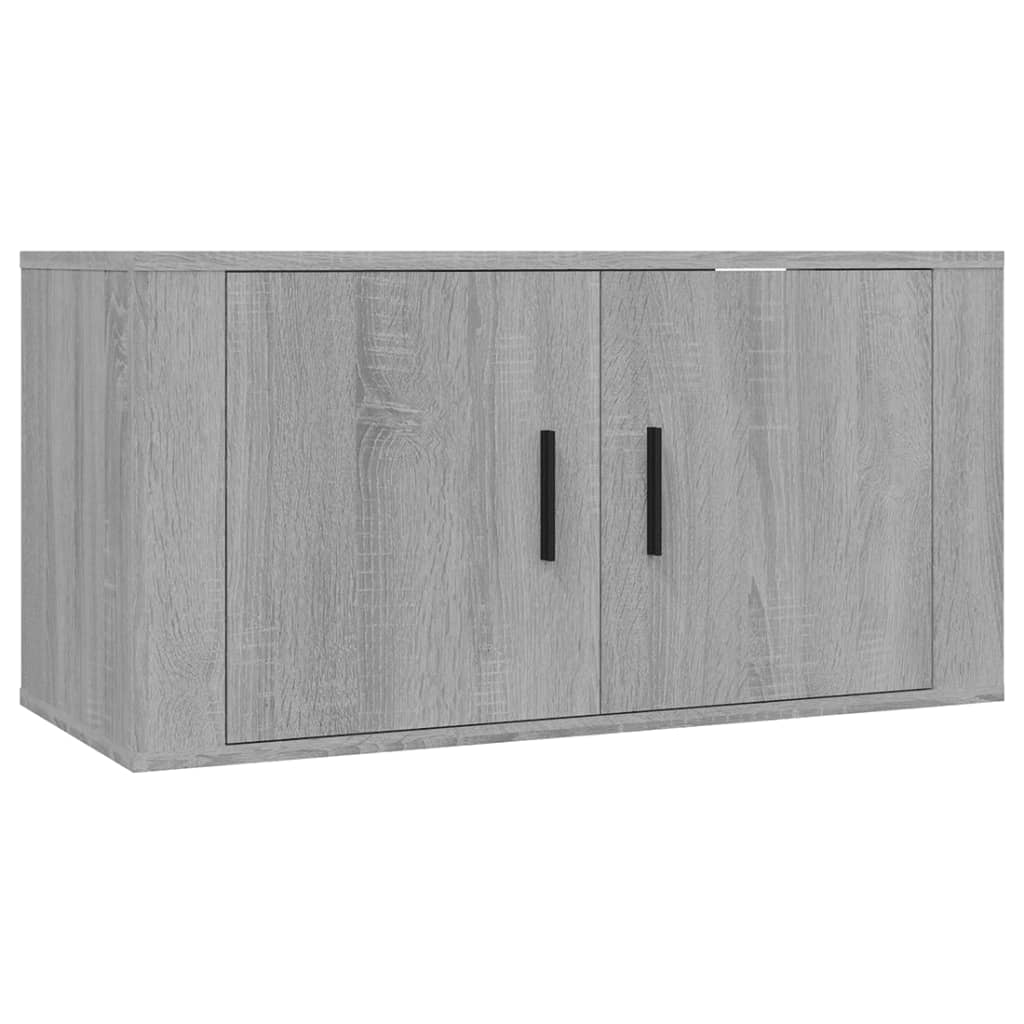 Zidni TV ormarić Boja sivog hrasta sonome 80x34,5x40 cm