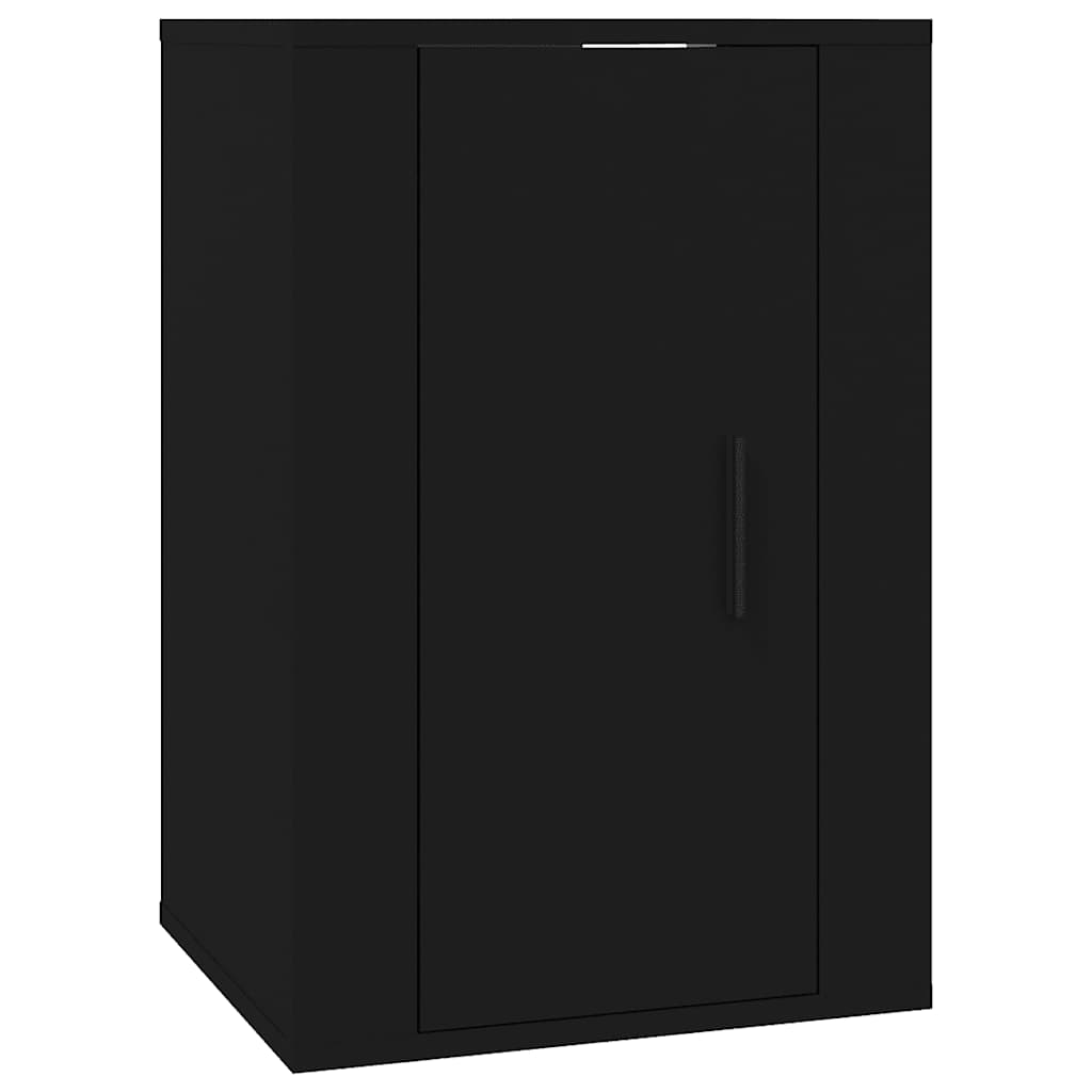 Zidni TV ormarići 2 kom crna 40 x 34,5 x 60 cm