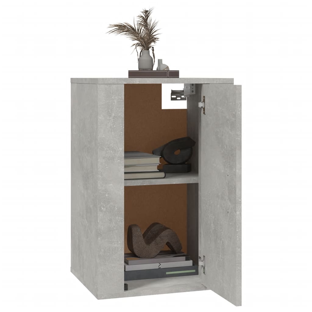 Zidni TV ormarići 2 kom siva boja betona 40 x 34,5 x 60 cm