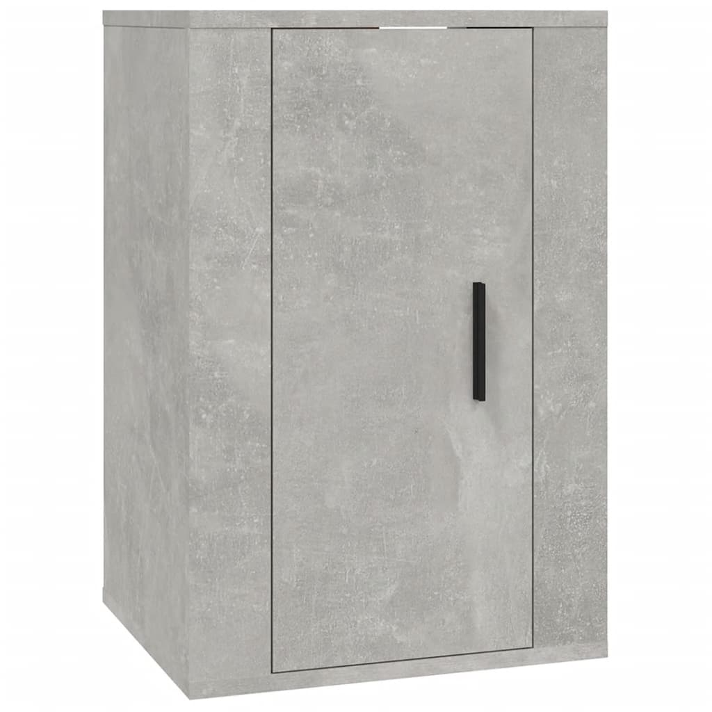 Zidni TV ormarići 2 kom siva boja betona 40 x 34,5 x 60 cm