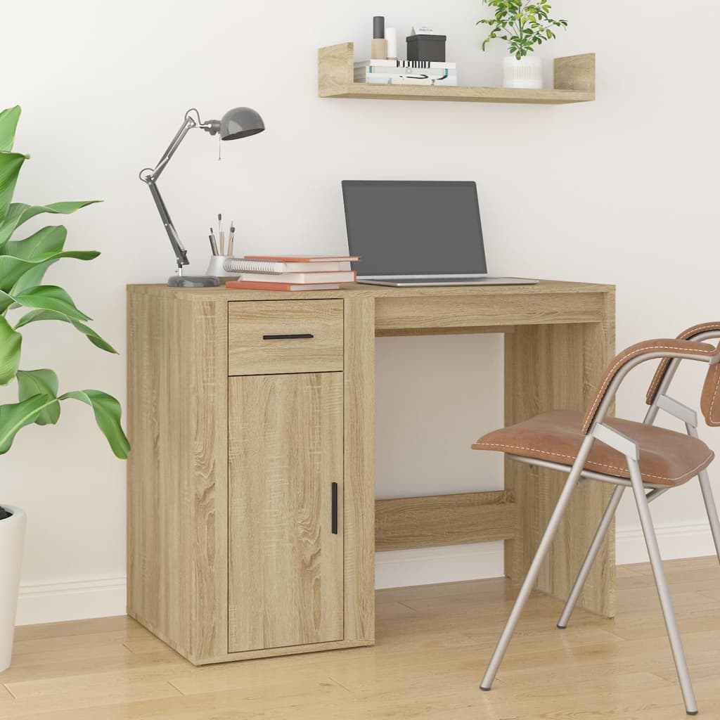 Radni stol boja hrasta sonome 100x49x75 cm konstruirano drvo