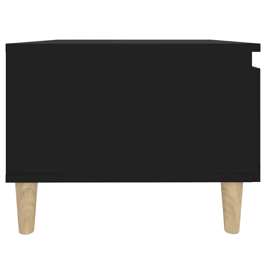 Bočni stolić crni 50 x 46 x 35 cm od konstruiranog drva