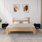 Noćni ormarići 2 kom crni 50 x 46 x 50 cm od konstruiranog drva