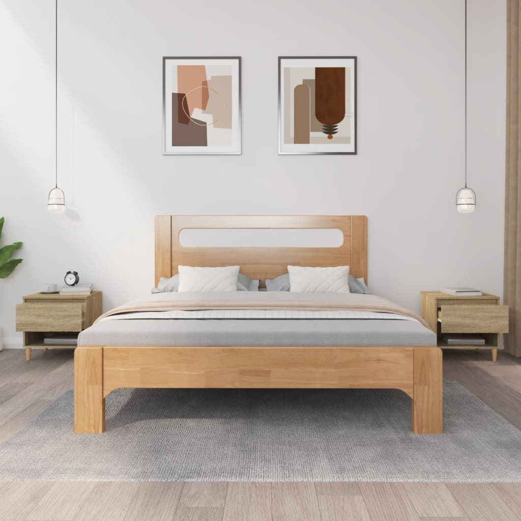 Noćni ormarići 2 kom Boja hrasta 50x46x50 cm konstruirano drvo