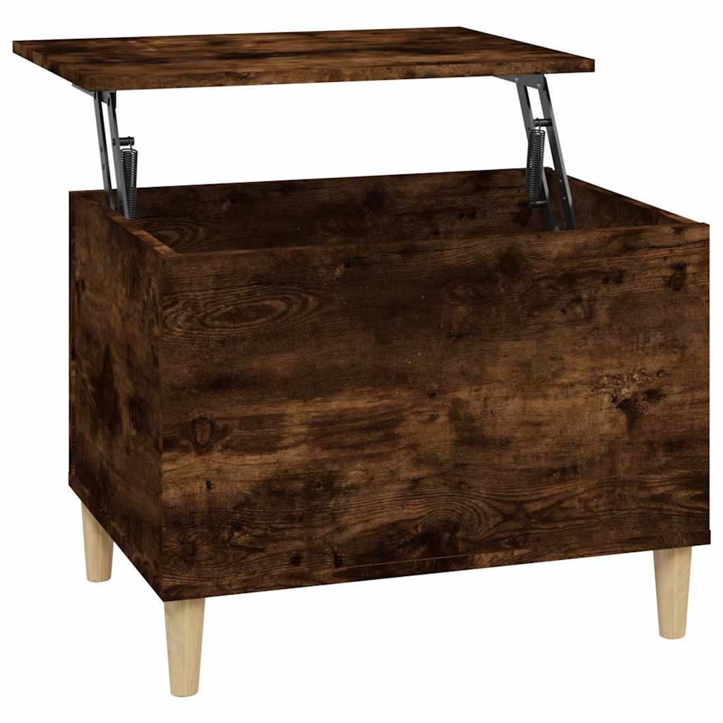 Stolić za kavu boja hrasta 60x44,5x45 cm konstruirano drvo Smeđa