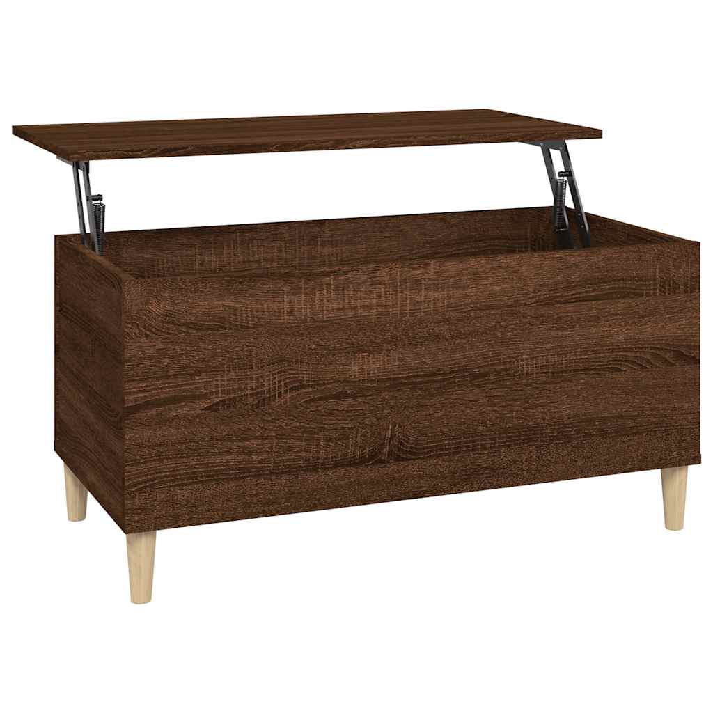 Stolić za kavu boja hrasta 90 x 44,5 x 45 cm konstruirano drvo