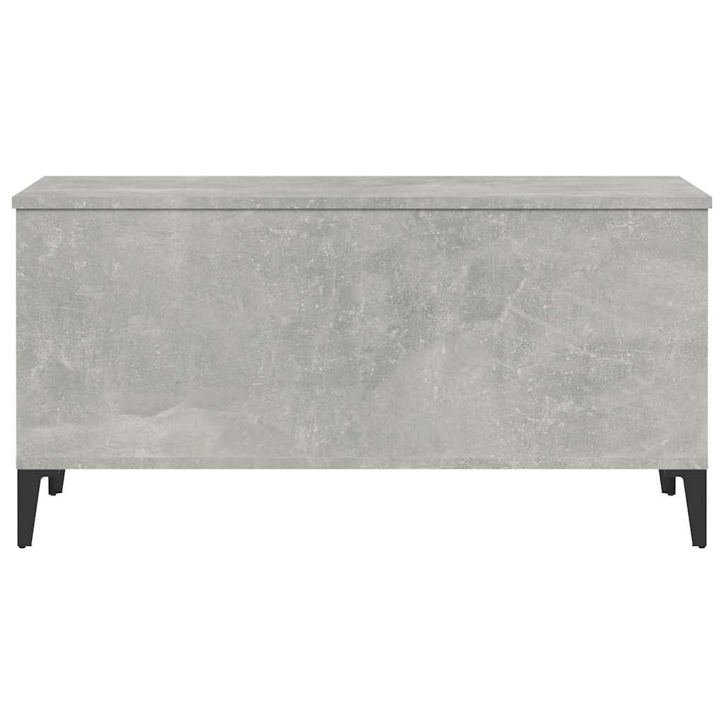 Stolić za kavu siva boja betona 90x44,5x45 cm konstruirano drvo