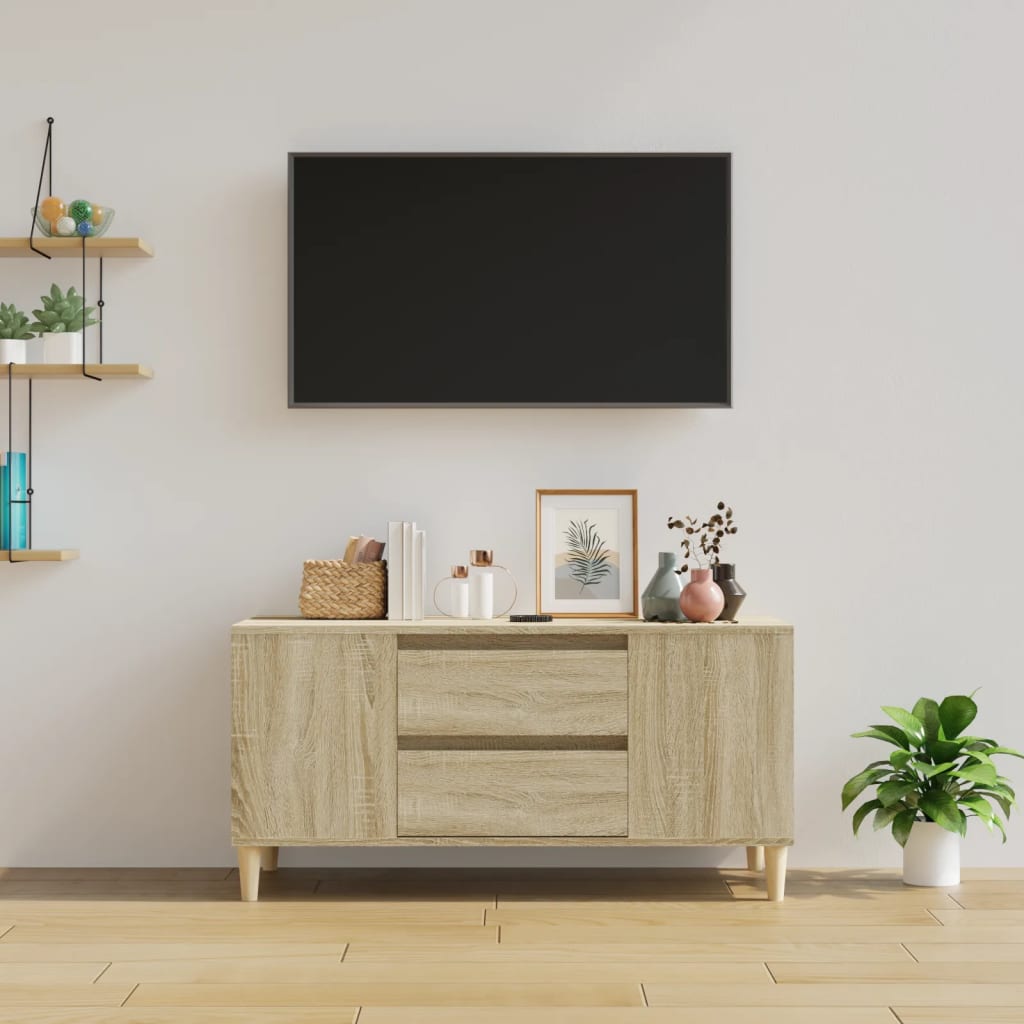 TV ormarić boja hrasta sonome 102x44,5x50 cm konstruirano drvo