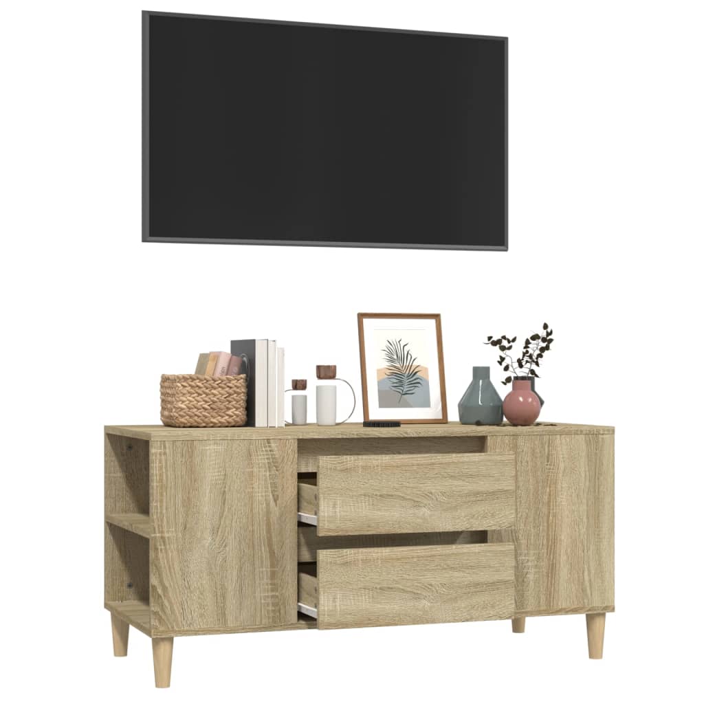 TV ormarić boja hrasta sonome 102x44,5x50 cm konstruirano drvo