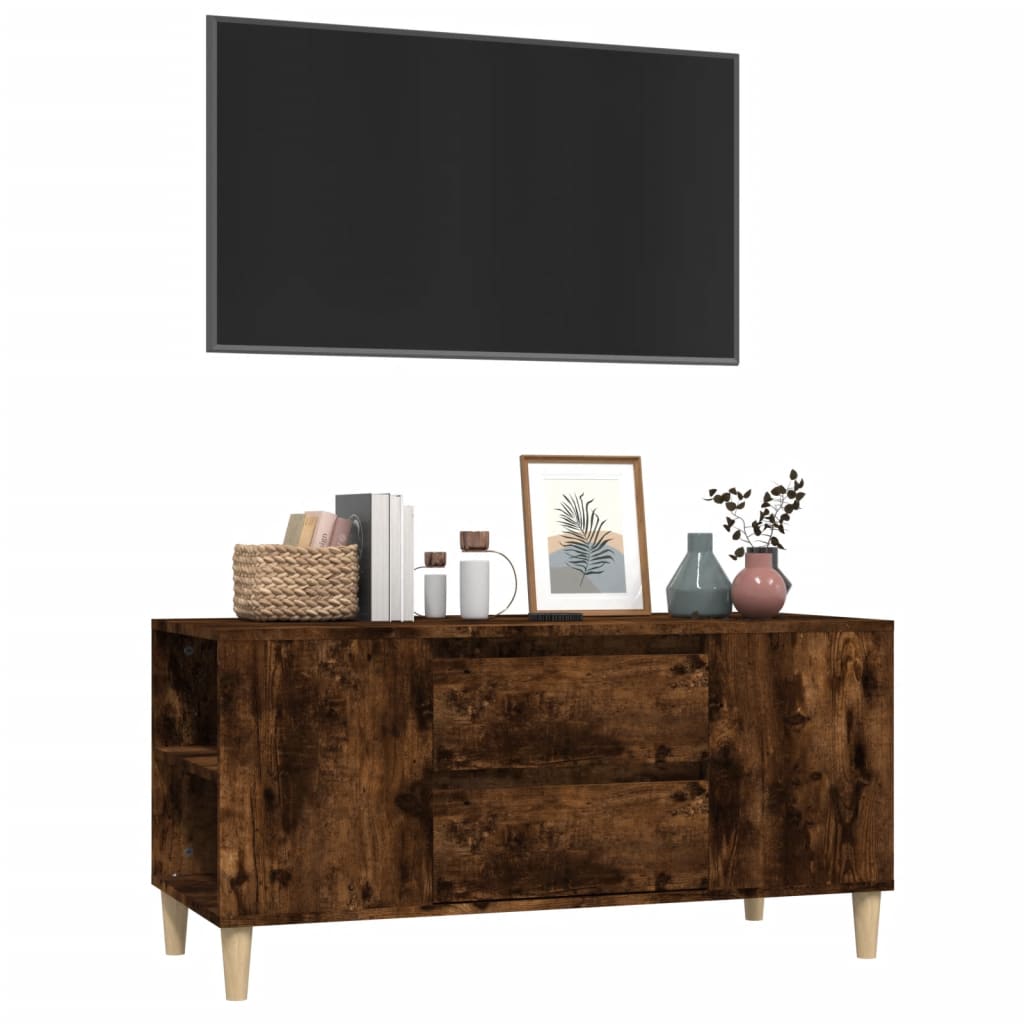 TV ormarić boja hrasta 102x44,5x50 cm konstruirano drvo