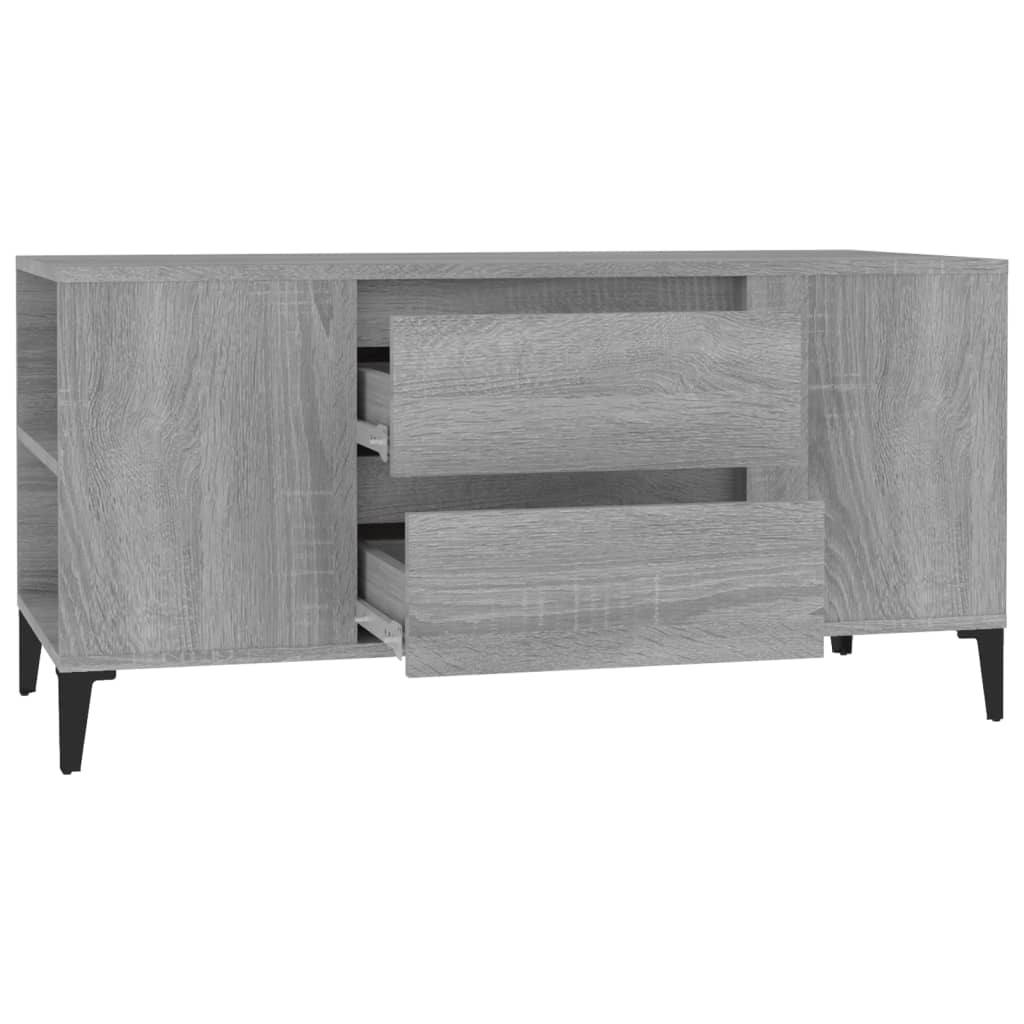TV ormarić boja sivog sonome 102x44,5x50 cm konstruirano drvo