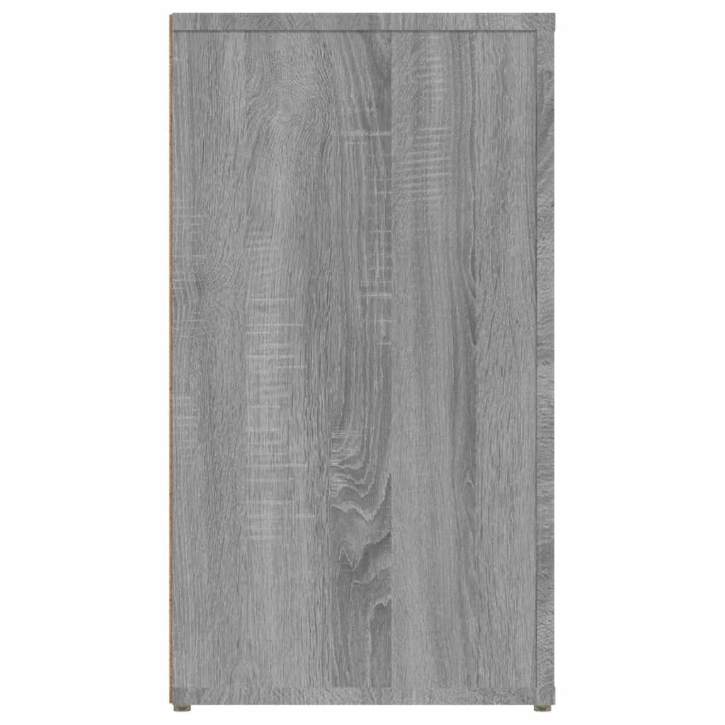 Komoda sivog hrasta sonome 100x33x59,5 cm od konstruiranog drva